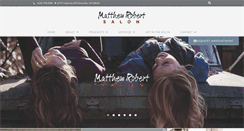 Desktop Screenshot of matthewrobertsalon.net